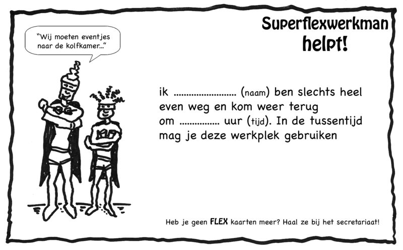 Schets voor Flexwerk kaarten