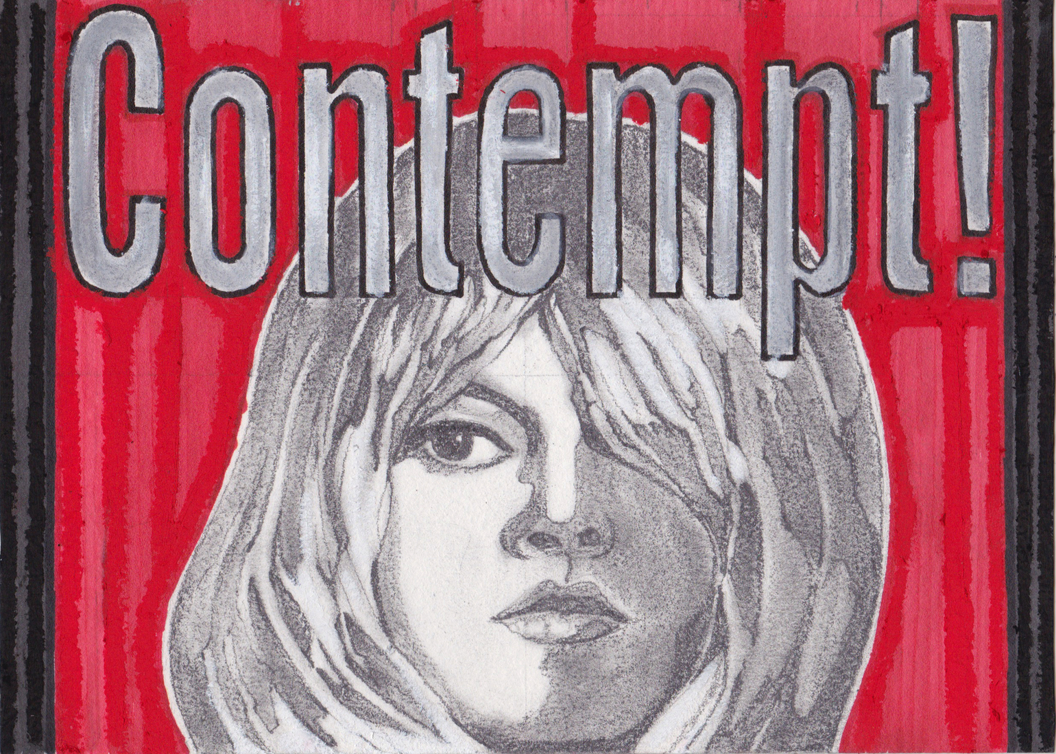(2018 14 S) Portrait Brigitte Bardot Contempt