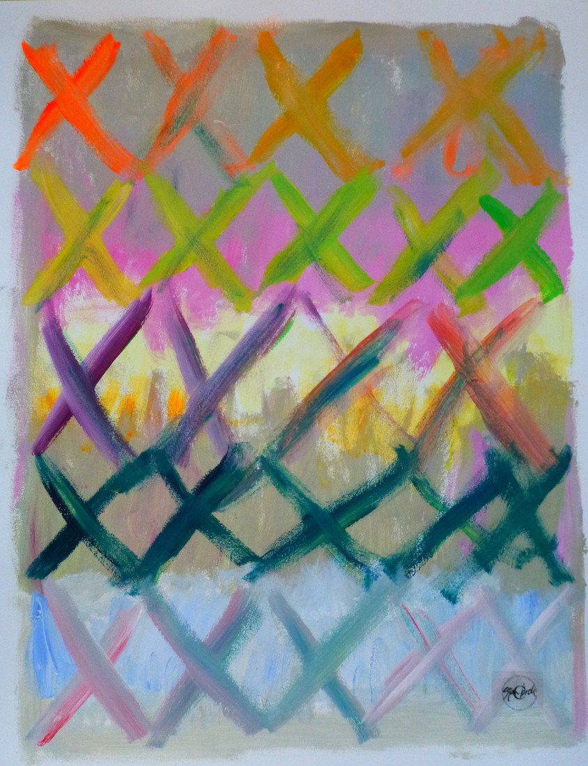 Purple crosses
