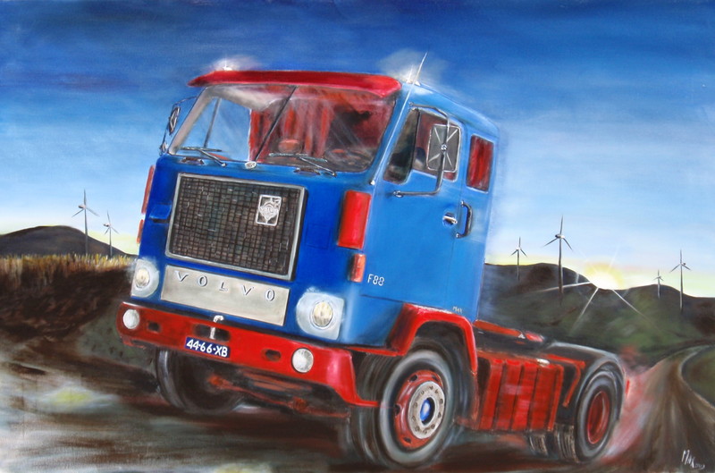 truck from the year 1967 VOLVO F88