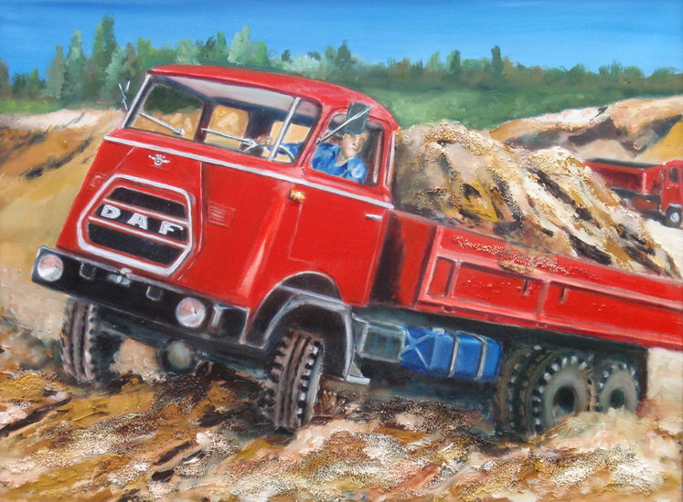 Kikker Daf zandwagen