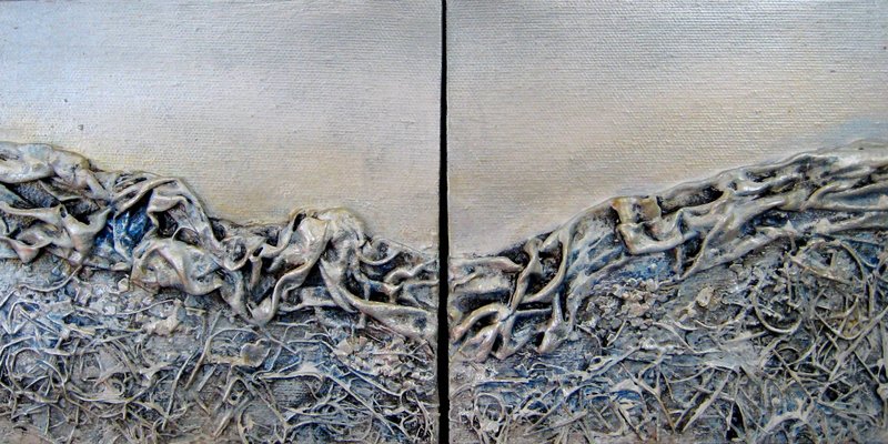 Silver Mountain,Gray Sky