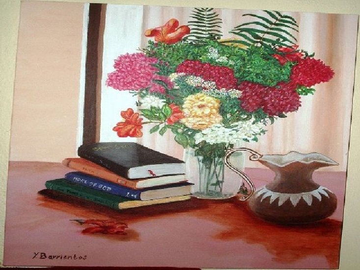 Biblebooks and Flowers