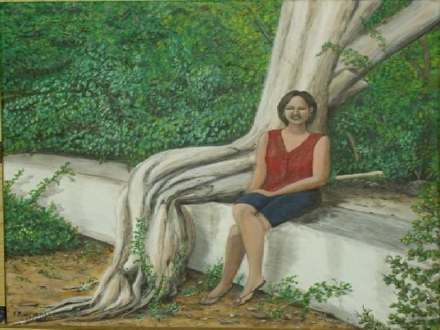 The sitting ladies