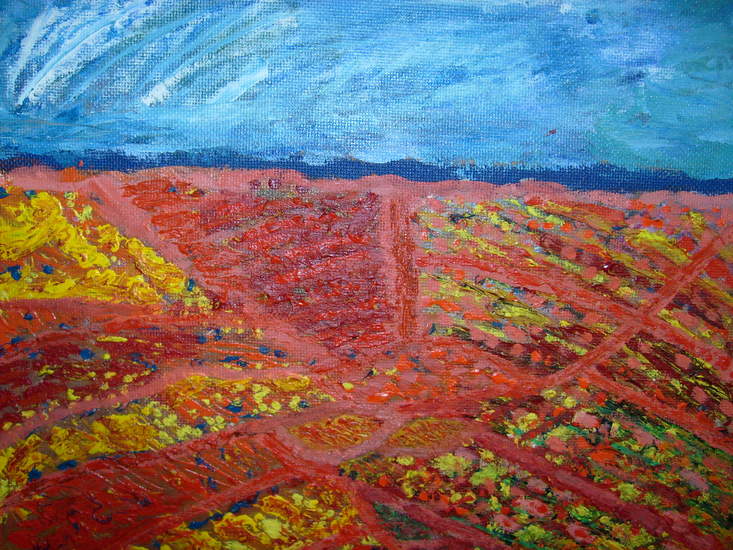 Surrealistic landscape