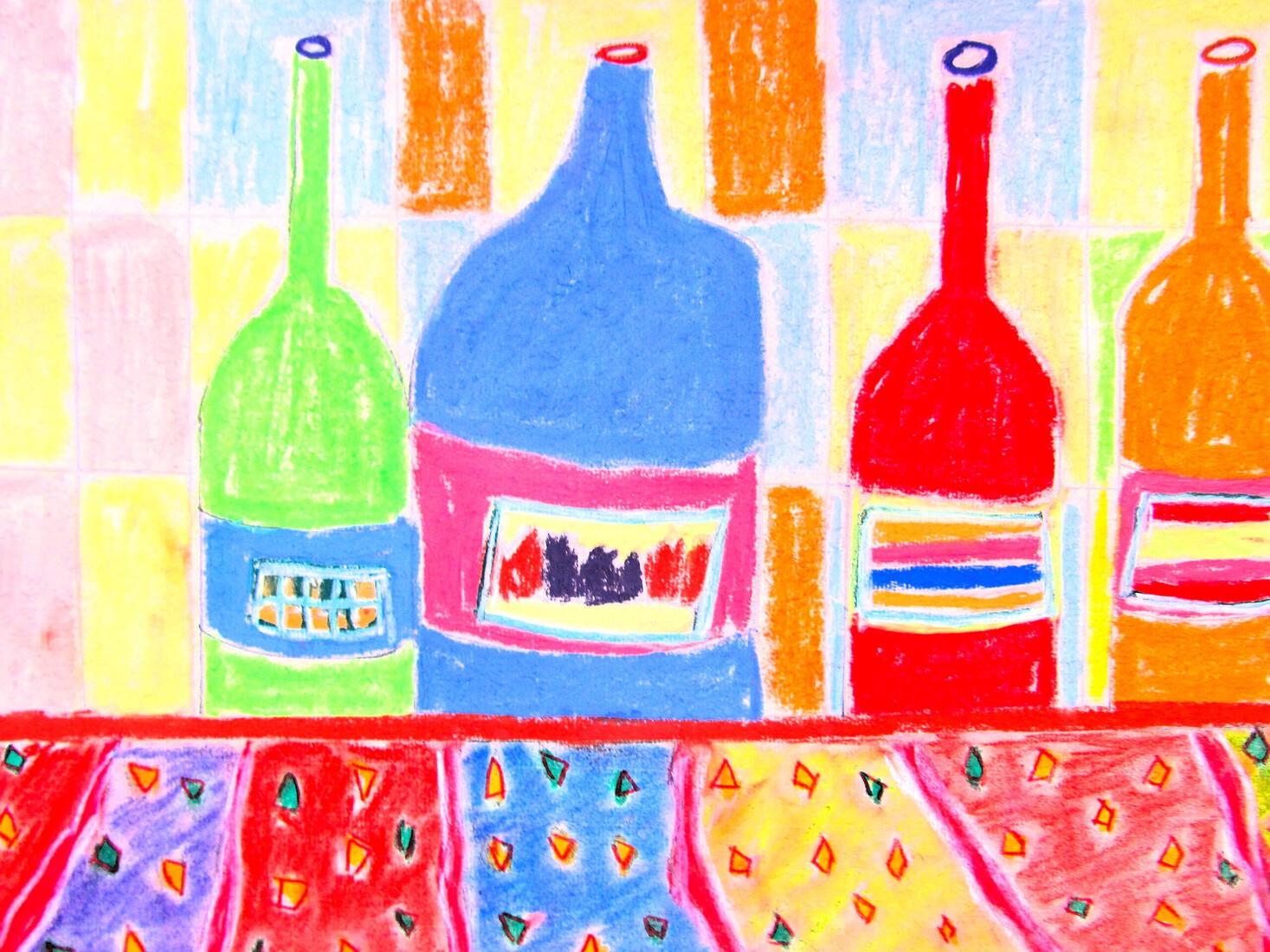 Still life with bottles 2