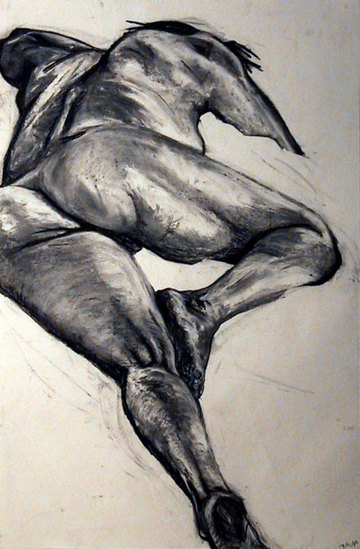 back view nude in arcs