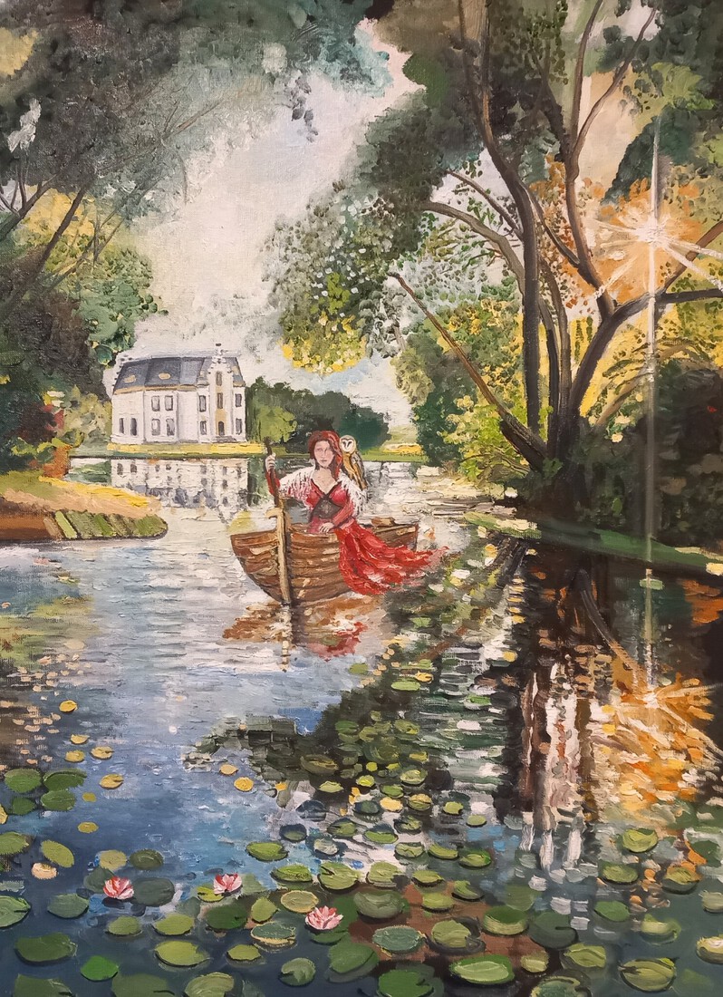 impressionisme van een vaartocht