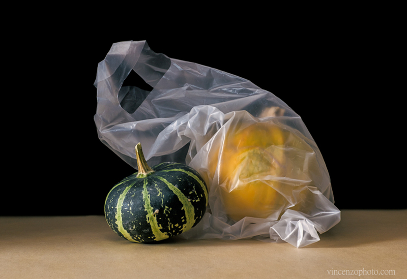 Groene en gele pompoen