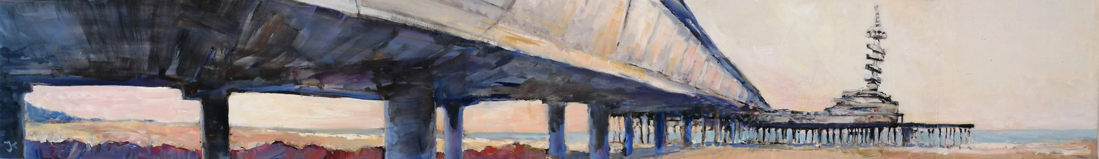 Onder de Pier van Scheveningen