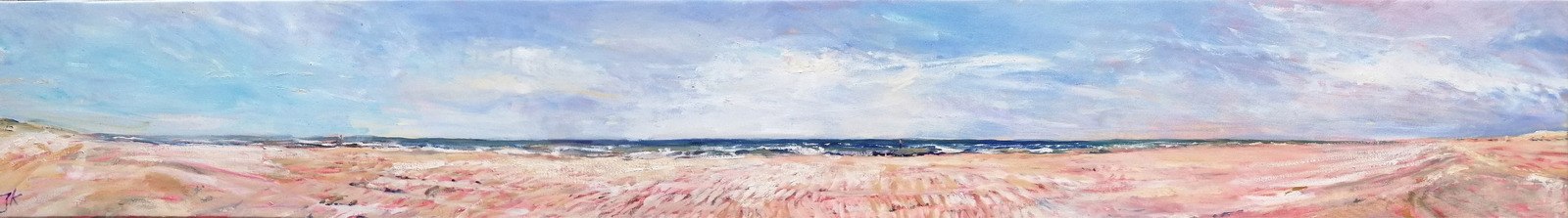 Het lege strand