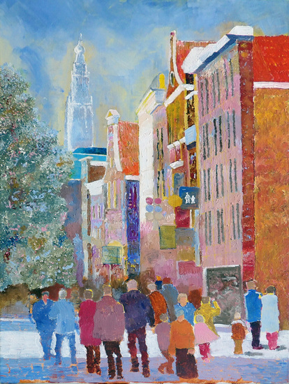 Winkelstraat in Haarlem