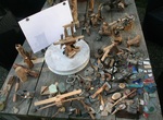 Objecten van Gemengd Materiaal - steen, glas, plastic, rubber, metaal, hout