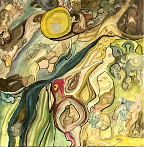 Meer poëzie, meer expressie. Al enkele weken experimenteer ik met alkydverf. '