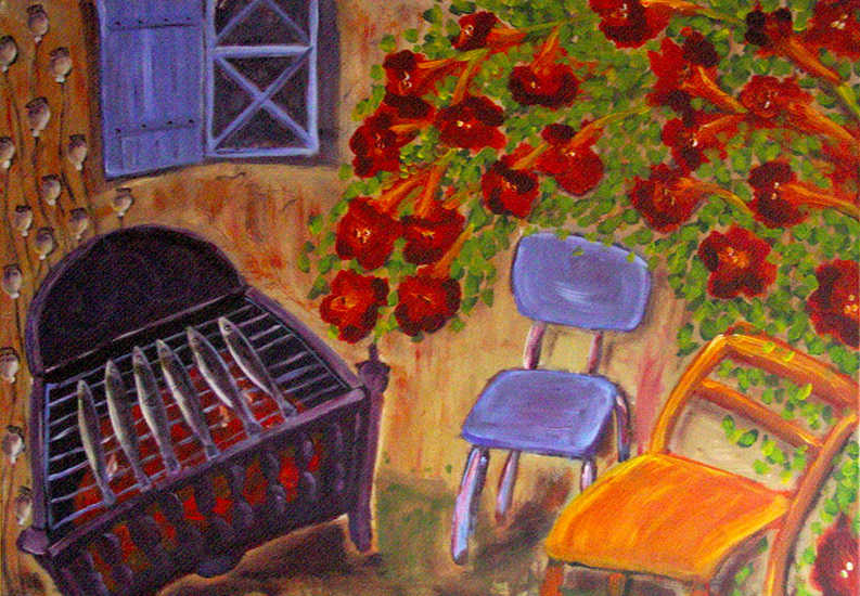 Sardientjes op de BBQ