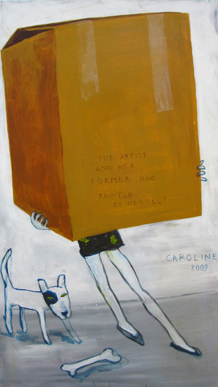 Zelfportret met hond