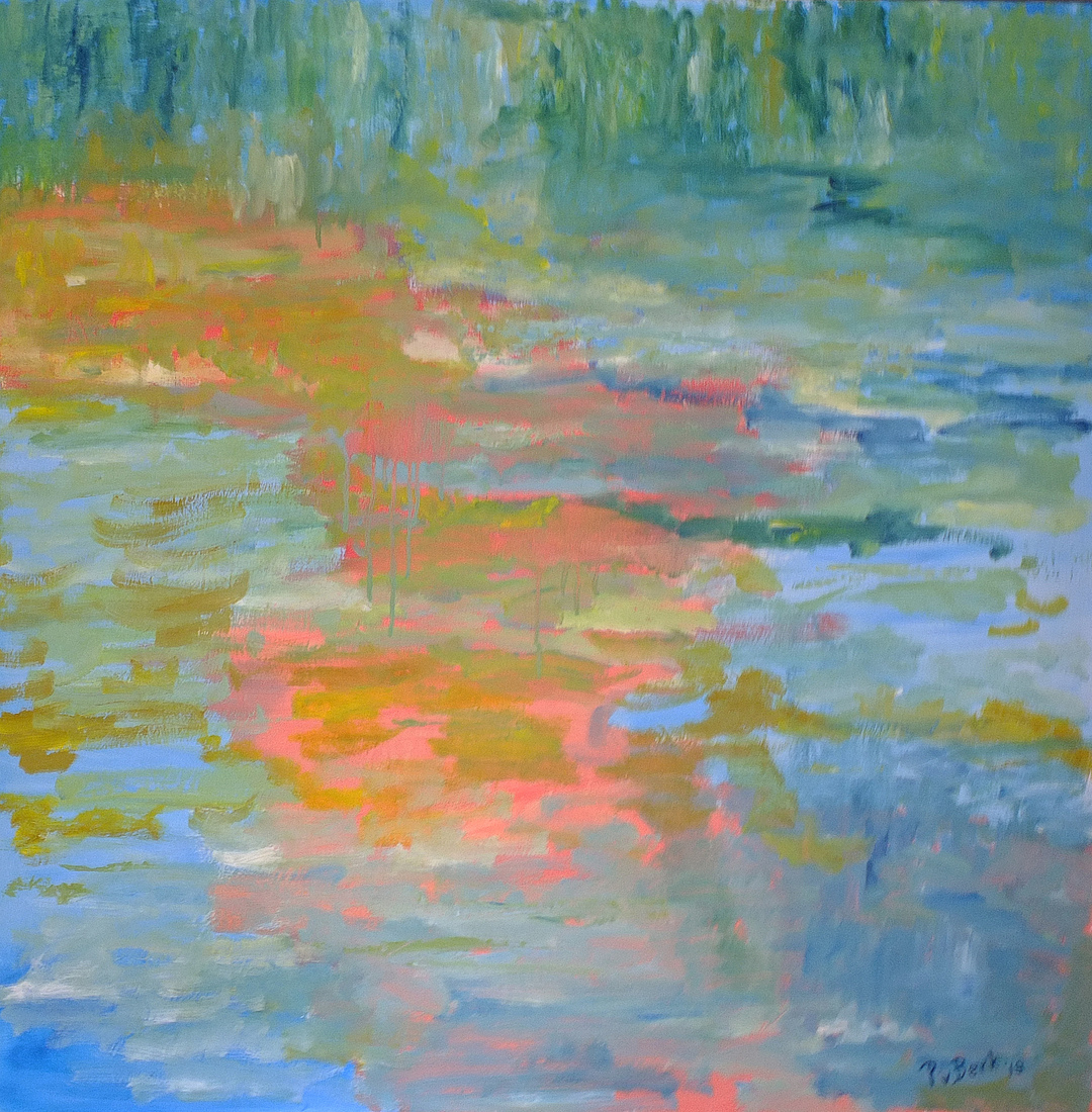 Abstract waterpartij