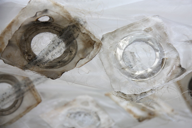 zee-draperie, detail