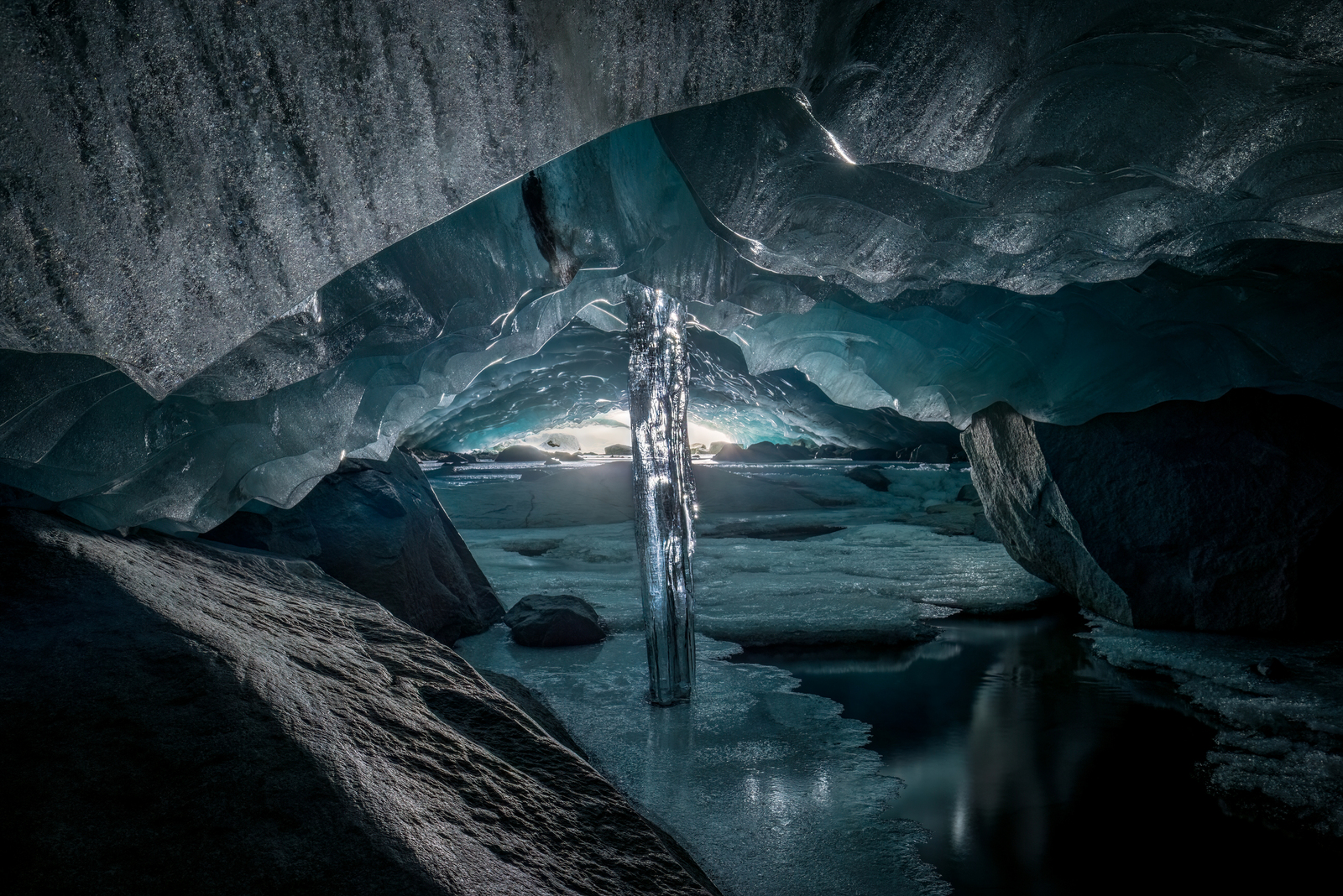 Glacier Cave - Graubünden - Switzerland