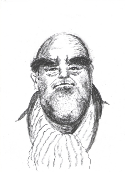 Jan karikatuur.Shrek