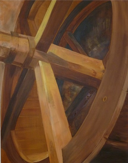 Binnenzicht in molen van Bouillon