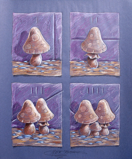 Paddestoelen Plakboek I-II-III-IIII