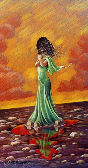 Monday's child was bloody as hell ...