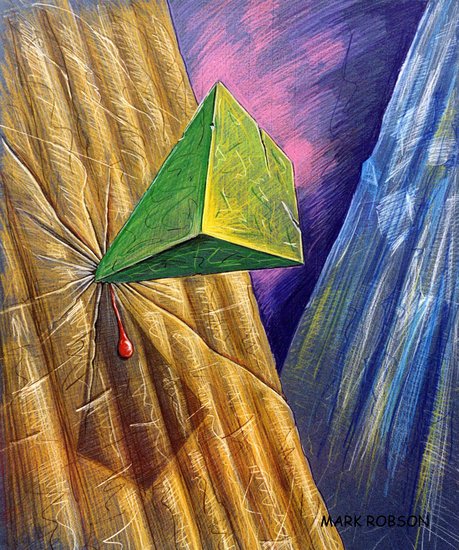 Neergestorte piramide