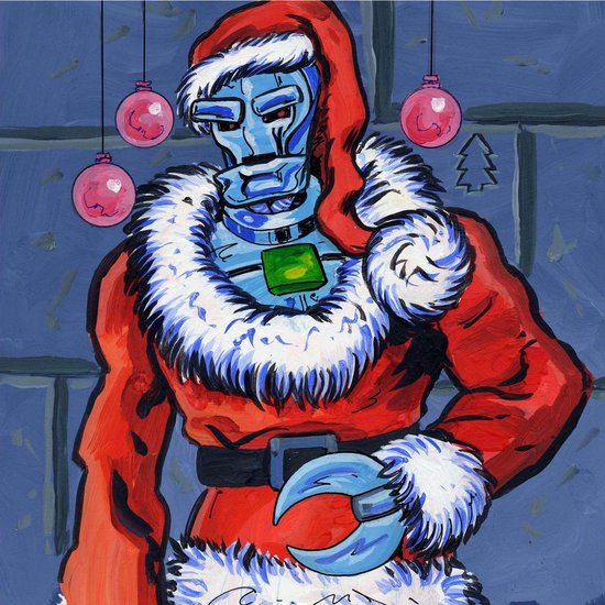 Het cyborg hulpje van de kerstman - Santa's cyborg helper