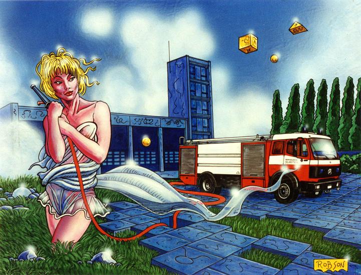 Beschermgodin van de brandweer