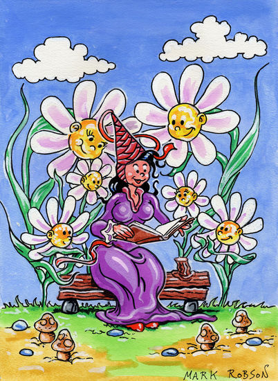 De bloemenvertelster