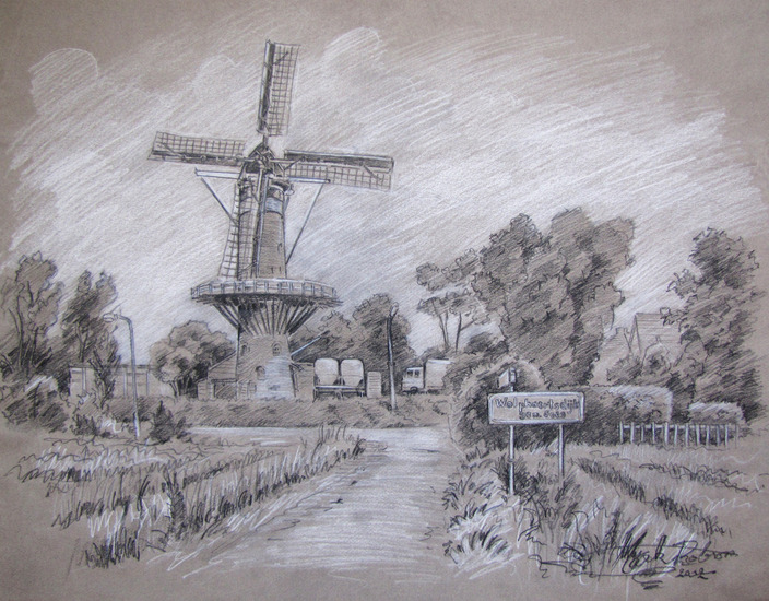 Nederland - Wolphaartsdijk - Molen
