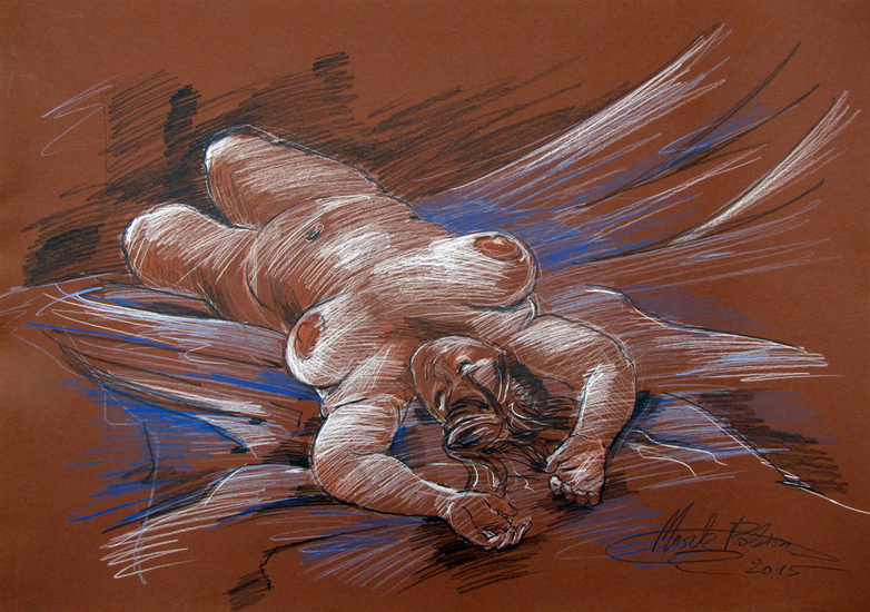 Tussen de doeken gevleid