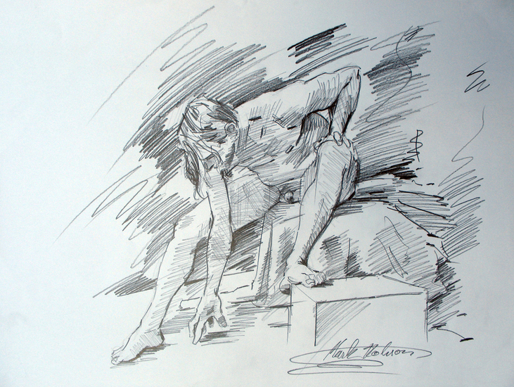 Vincent - Voorovergebogen