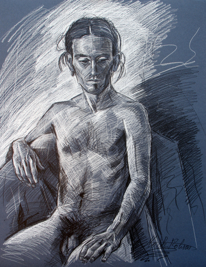 Mister M - Zittende pose