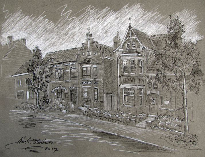 Adinkerke - Huizenrij