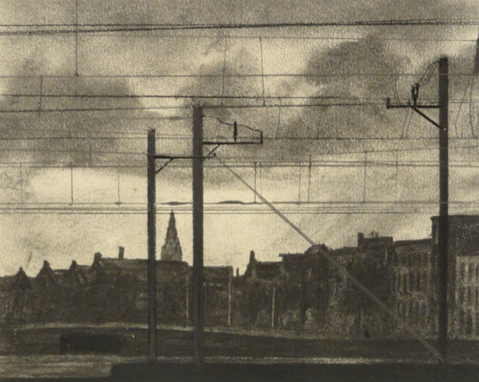 gezicht op Amsterdam