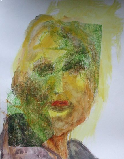 Vrouw met voile