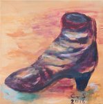 Bloemen en voorwerpen, maar ook abstracte schilderijen