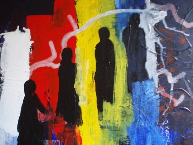 abstract schilderij 2