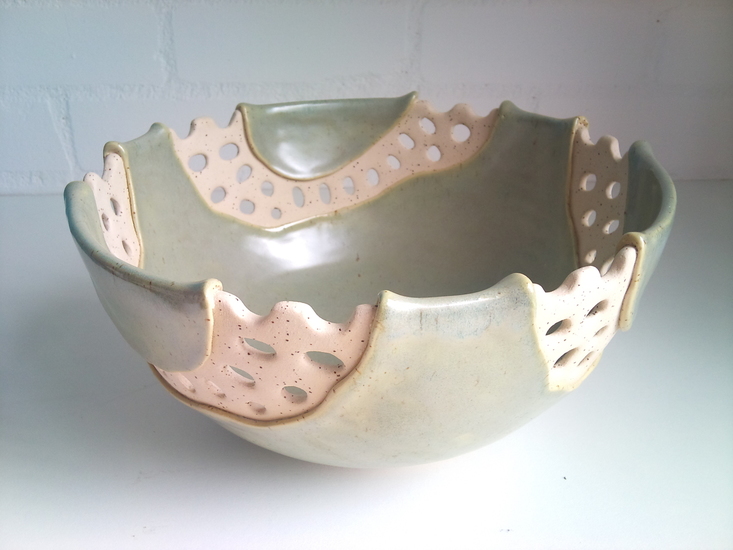 Gatenschaal groen spikkel