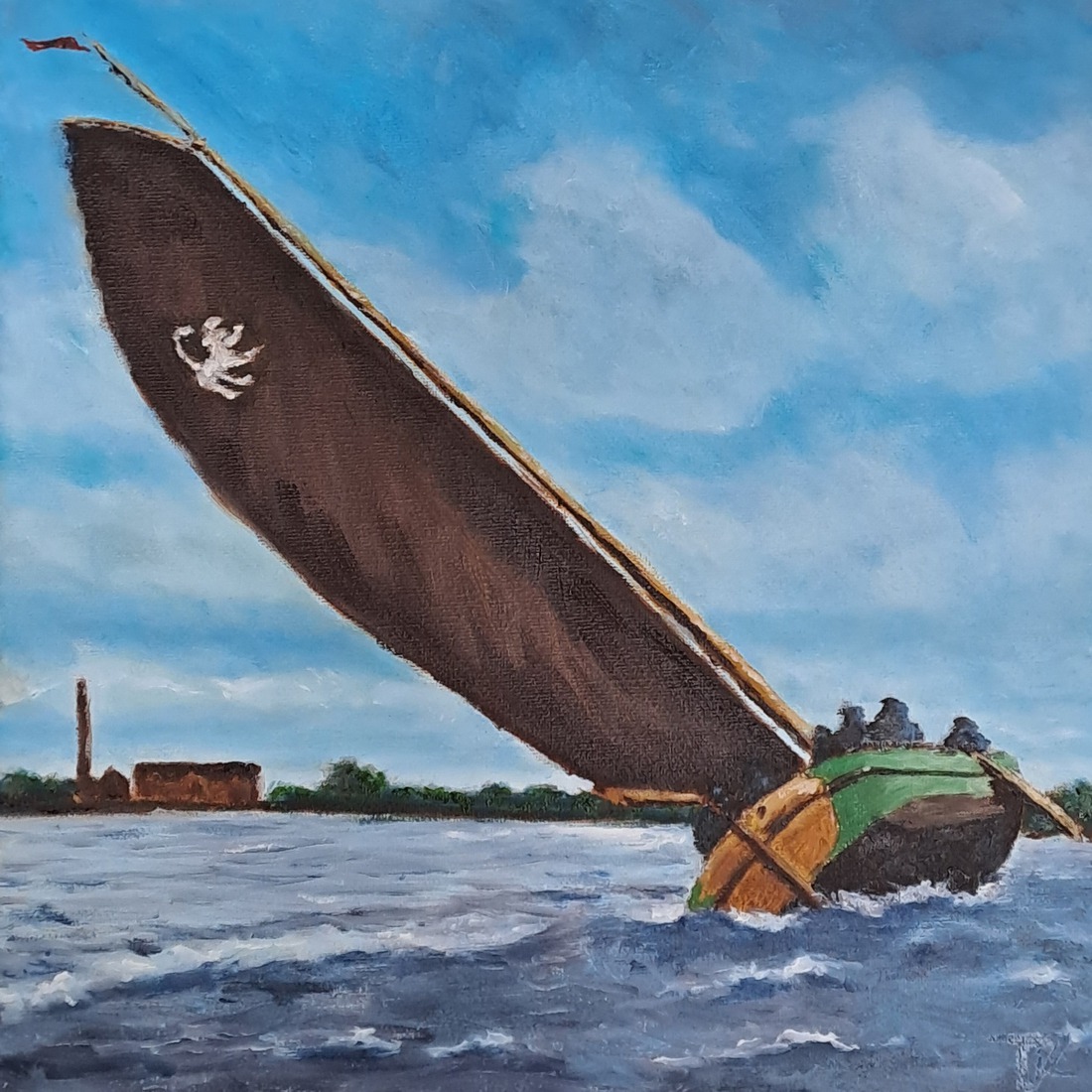 Ljouwerter skûtsje bij Lemmer