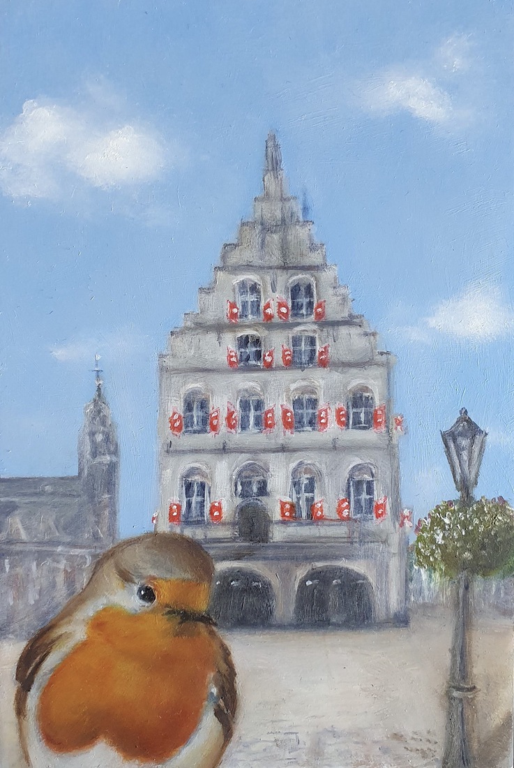 Stadhuis Gouda photobomb