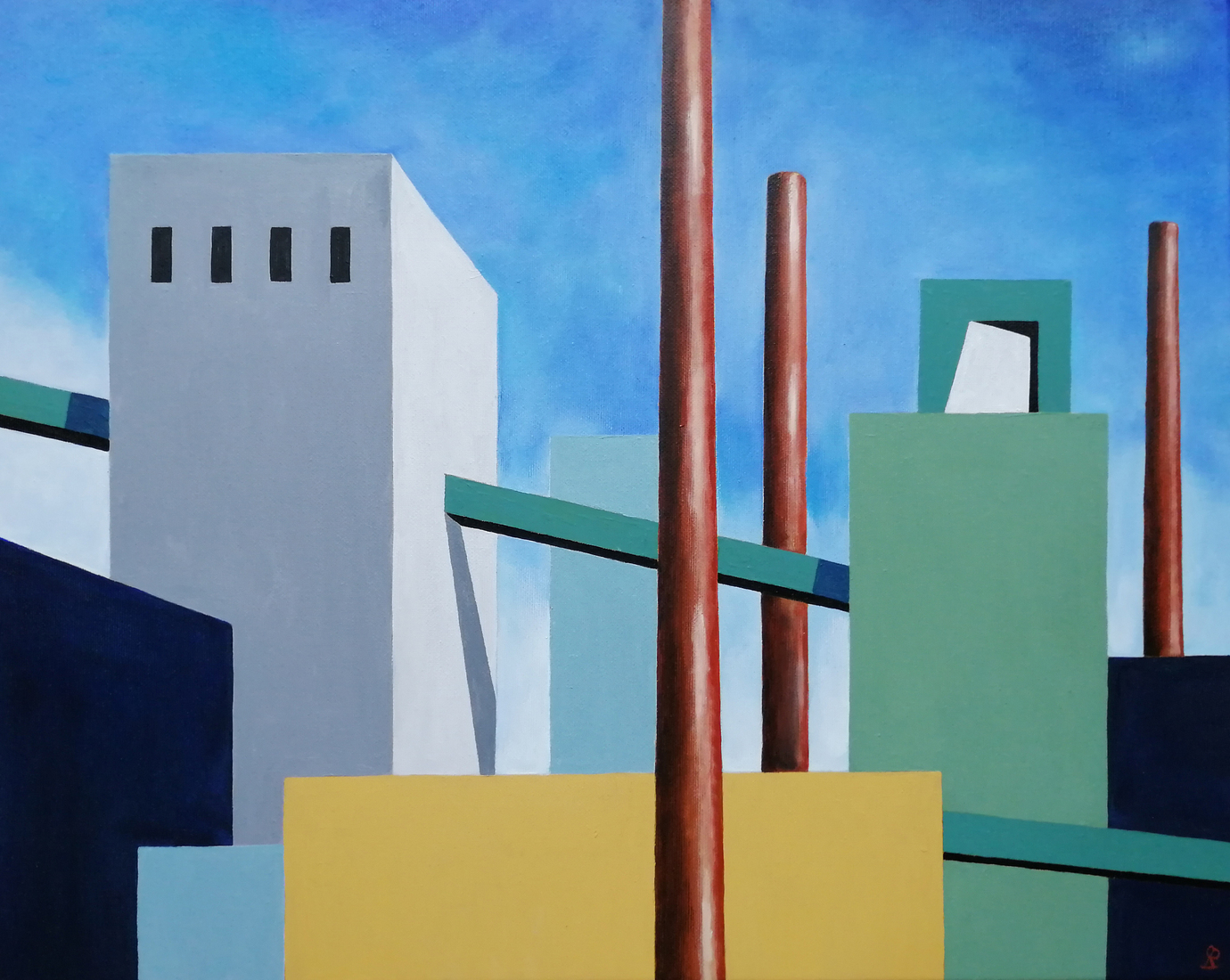 Factories and chimneys no 12