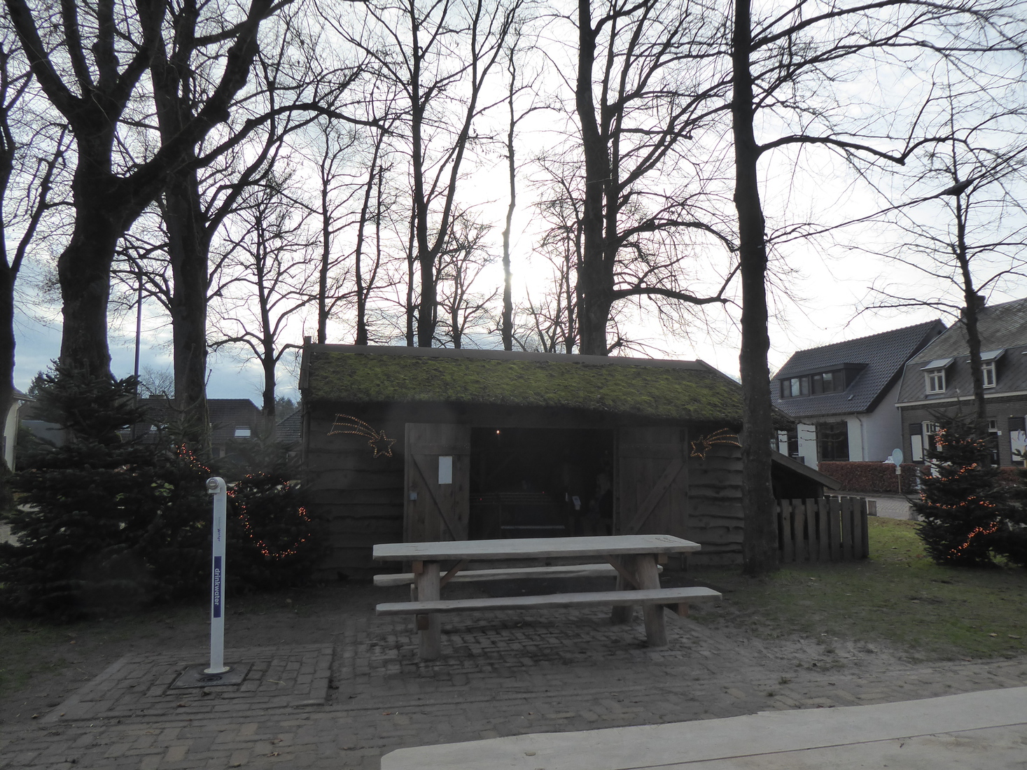 Kerststal in Zand Oerle 1
