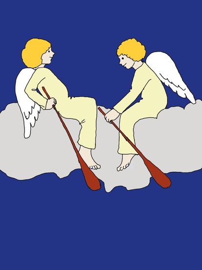 engeltjes op wolk