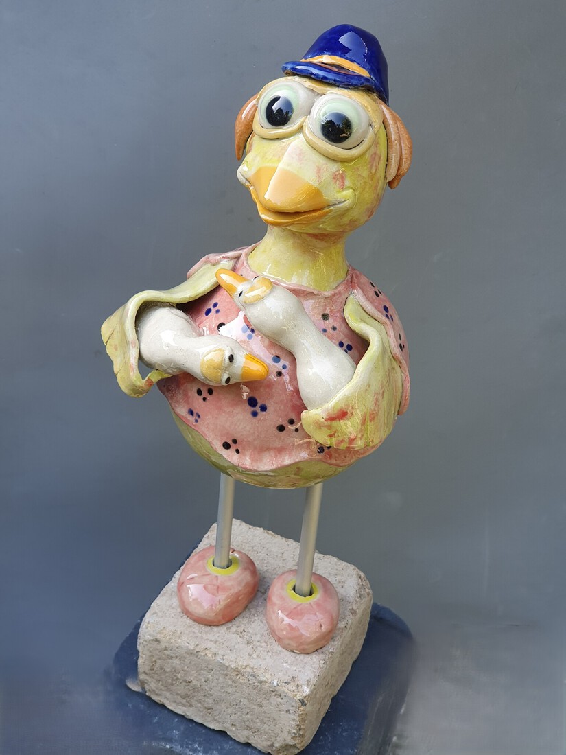 Lente-ganzenhoedster