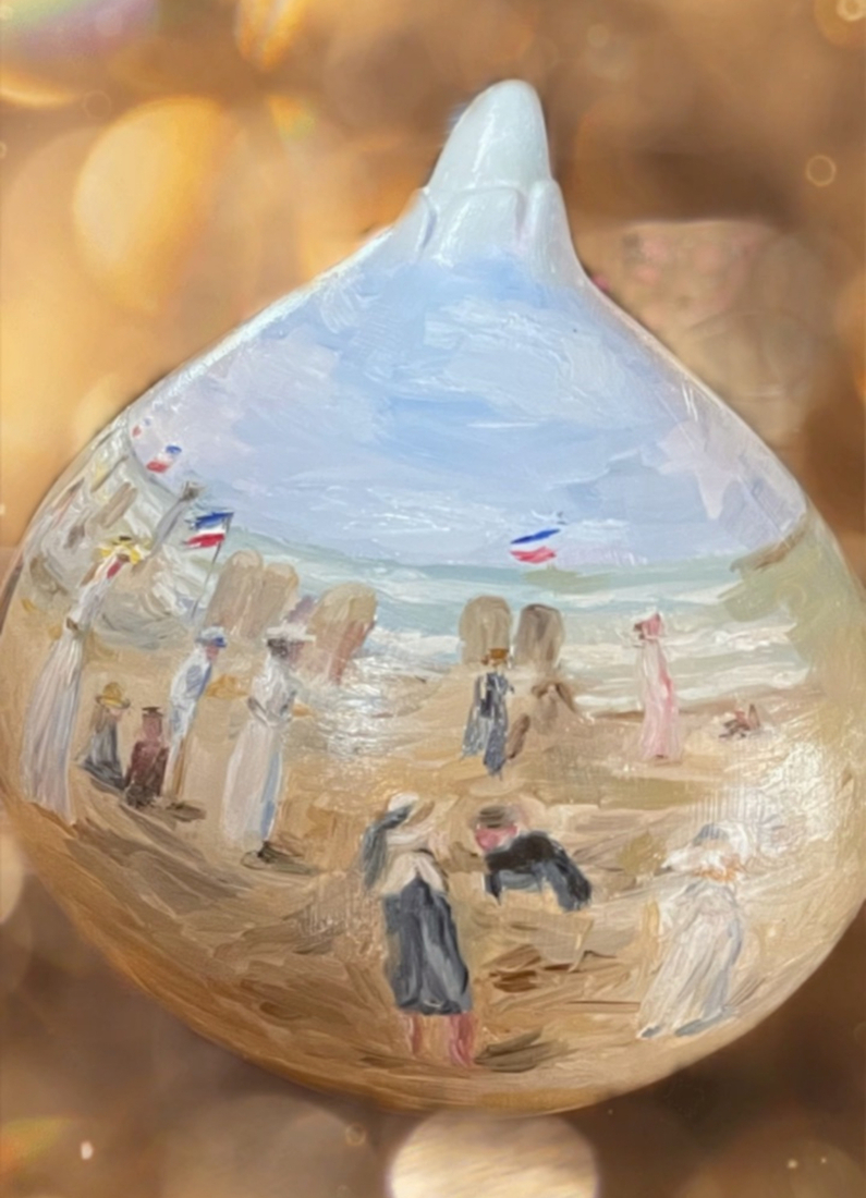 Spelende kinderen rond 1900, strand Noordwijk (á la Max Liebermann)