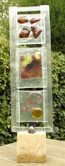 glasobject met emaille