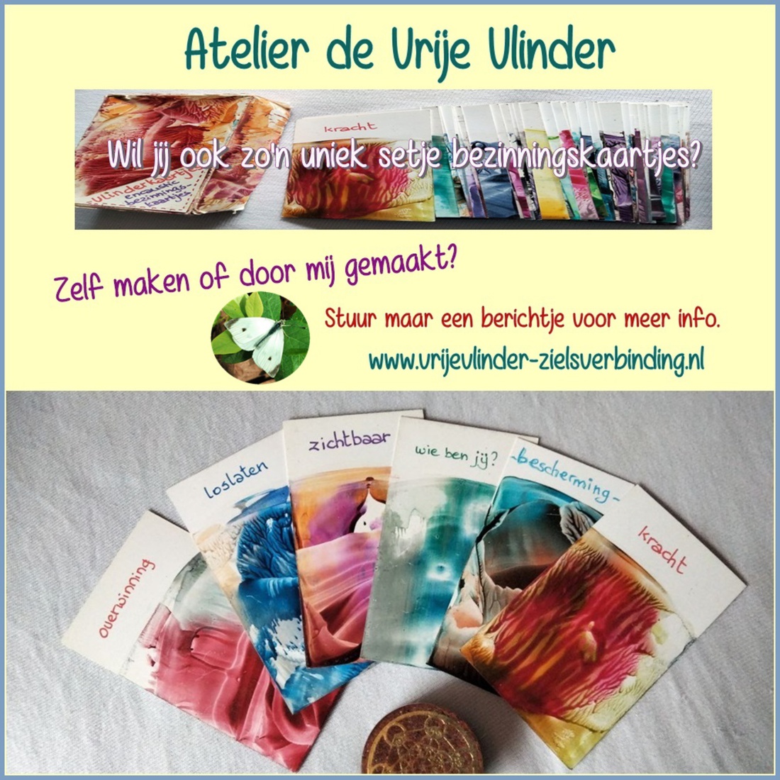 Setje bezinningskaartjes 